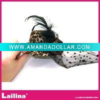Wholesale Leopard fashion mini hat