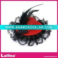 Lace Small Top Hat Lady