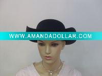 Wholesale black festival men party dress hats