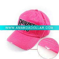6 panel washed baseball cap