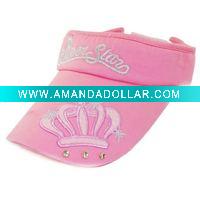 Wholesale fashionable sun cap with embroidery