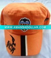 Wholesale 100% cotton promotional military cap