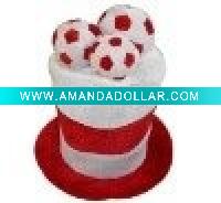 Wholesale football fan hats/festival caps/promtional hat
