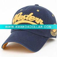 Wholesale 2011 fashion 3D embrodery baseball cap in cotton