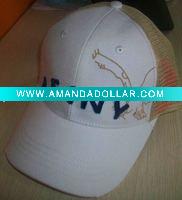 cotton embroidery trucker cap