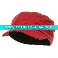 Red Twill Fashion Military Cap