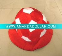 Wholesale red world cup football fans hat BSH-0107