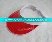 PVC sun visor Cap