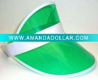 Wholesale sun visor clear plastic hat cap