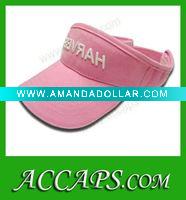 Quality embroidery visor caps