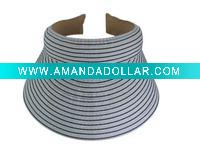 Wholesale Ribbon Sun Visor / lady summer hat