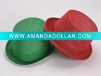 EVA Little tall red/green hat