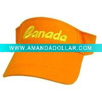 Wholesale embroidery sun visor cap