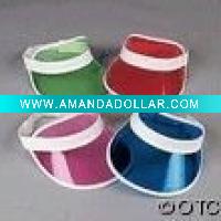 Wholesale sun visor cap In pvc