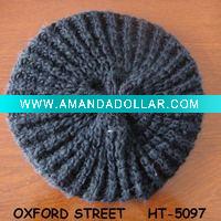 knitted beret hat