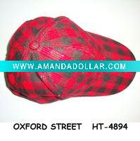 Wholesale fashion checked baseball caps