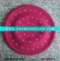 Wholesale fashion wool beret hat
