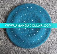 Wholesale knitted beret hat