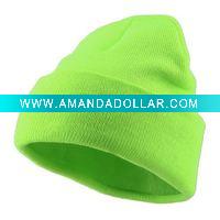 Wholesale Lime Classic Knitted Hat