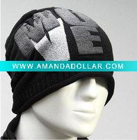 Wholesale Fashion acrylic knitted hat with print