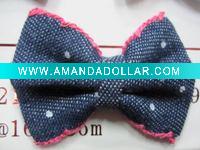 Wholesale ribbon bow for hair and clothing decoration
