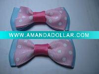 Wholesale ribbon bow for hair and clothing decoration