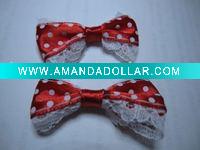 ribbon bow for hair and clothing decoration