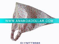 fashion turban hat in floral print cotton fabric
