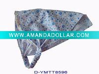fashion turban hat in floral print cotton fabric
