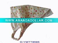 fashion turban hat in floral print cotton fabric