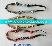 Wholesale Ethnic Flavor Hand Made Headband with Wood Beads