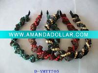 Wholesale Ethnic Flavor Hand Made Headband with Wood Beads