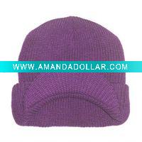 Wholesale beanie hat/knitted hat/100%acrylic hat/new item