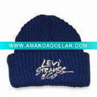 100 acrylic knitted hat