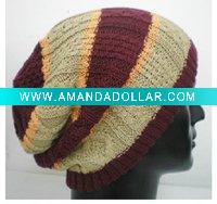 Wholesale Fashion acrylic knitted hat with jacquard
