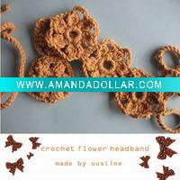 Wholesale crochet cotton baby headband
