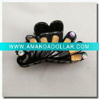 Wholesale 2011 fashion lady's plastic flower hair clip