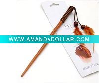 feather hair stick