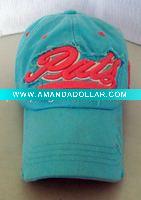 Wholesale baseball cap with applique embroidery logo