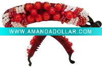 Wholesale Lot of 3200Pcs New Plastic. Acrylic Pink lce_Red_Green_Orange_Aubergine/Summer Headwear