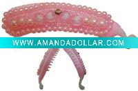 Wholesale Lot of 3200Pcs New Plastic. Acrylic Pink lce_Red_Green_Orange_Aubergine/Summer Headwear