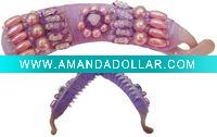Wholesale Lot of 3200Pcs New Plastic. Acrylic Pink lce_Red_Green_Orange_Aubergine