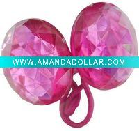 Wholesale Lot of 80 Dozens New Taiwan acrylic. Rubber Band Pink lce_Red_Green_Orange_Aubergine/Party Headwear