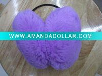 Wholesale latest fashione designe hot sell comfortable keeping warm earmuffs in blue color with snowflake