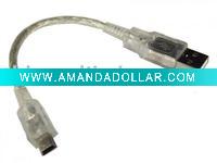 Wholesale USB male to Mini 5pin cable