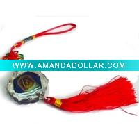 Wholesale Solar powered lcd blinking hanging accessories for car