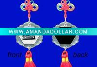 Wholesale Doubleside lcd flashing Chinese knot car hanging decorations