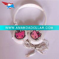 Wholesale hot bselling crystal earphone