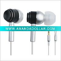 Wholesale metal mp3 earphone colorful HST-006