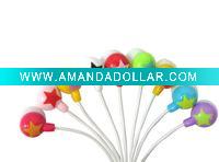 Wholesale flat wire earphone ideal for mp3,mp4 earphone